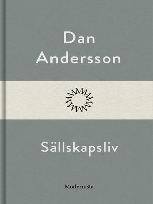 cover image of Sällskapsliv